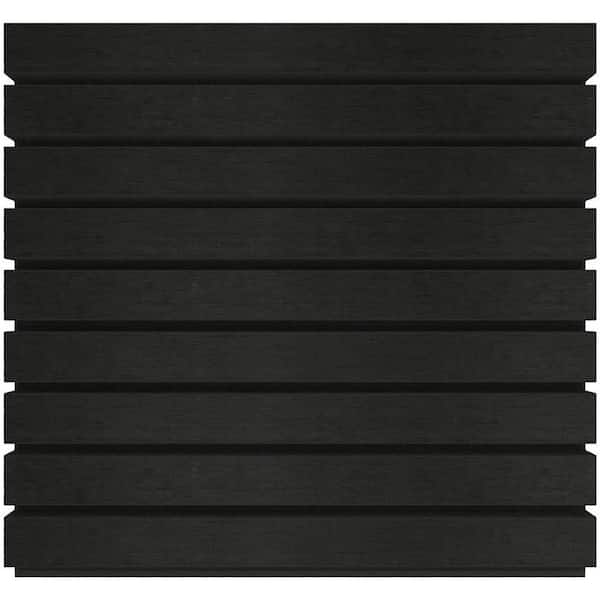 European Siding System 7.7 in. x 192 in. Composite Belgian Board Siding in Indian Ebony