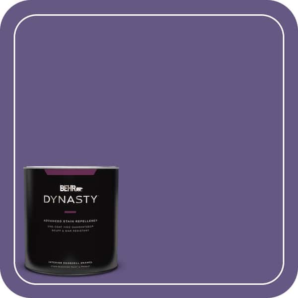 BEHR DYNASTY 1 qt. #640B-7 Berry Jam Eggshell Enamel Interior Stain-Blocking Paint and Primer