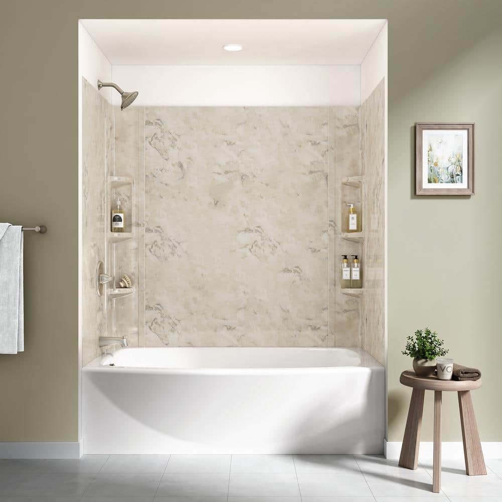 Ovation 60 x 30-Inch Bath Wall Set - Celestial Marble, image size:1000x1000