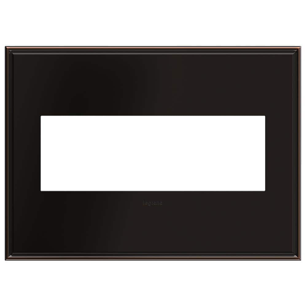 adorne 3 Gang Decorator/Rocker Wall Plate, Oil Rubbed Bronze (1-Pack) price history on PriceWatchPro