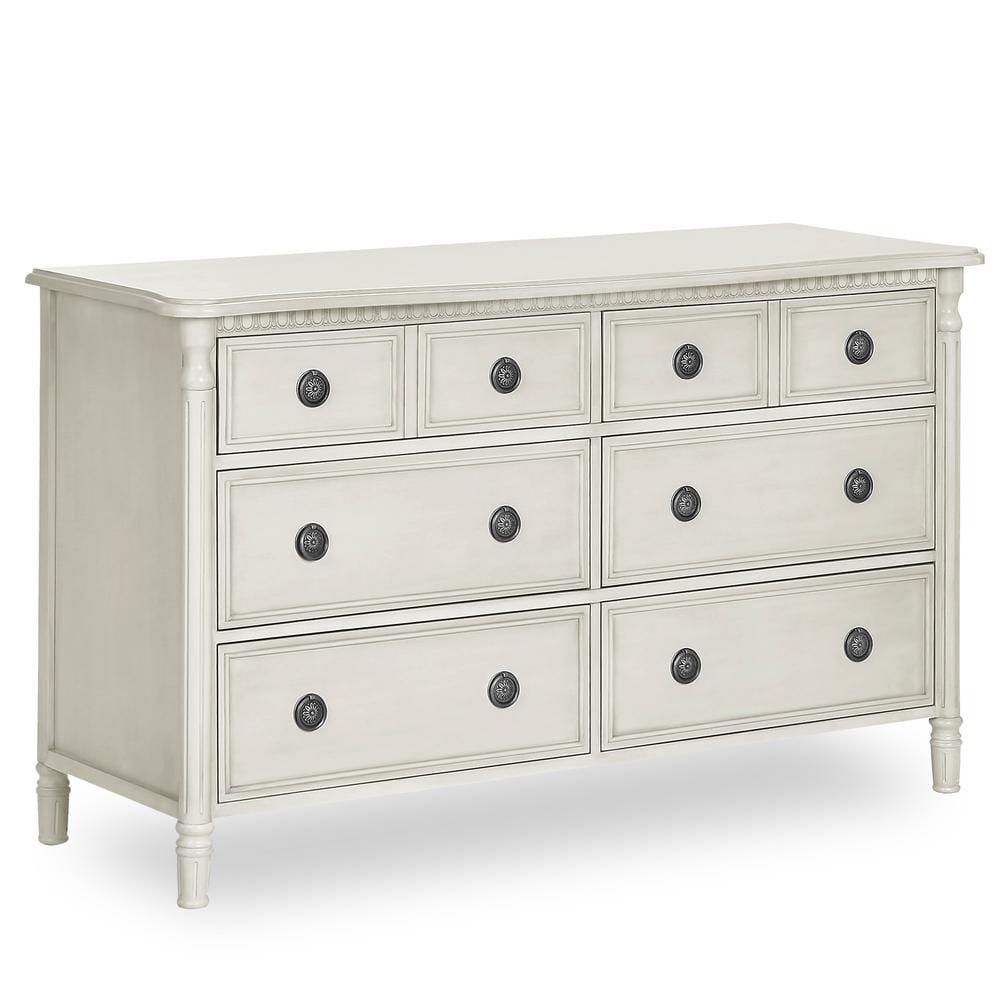 Julienne Cloud Pine 6-Drawer Double Dresser