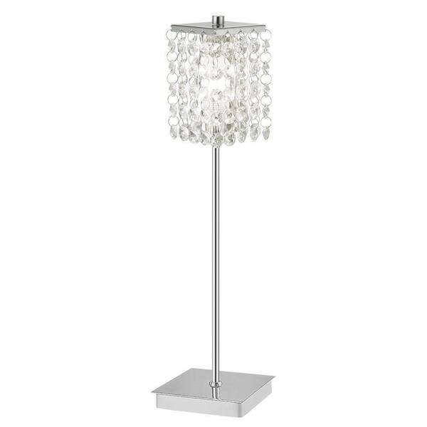 EGLO Pyton 14.75 in. 1-Light Chome Table Lamp