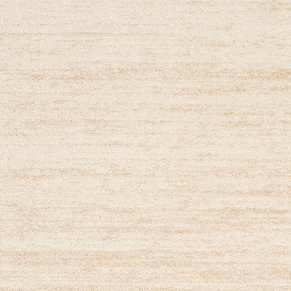 Champagne Cream Abstract Low Pile Area Rug
