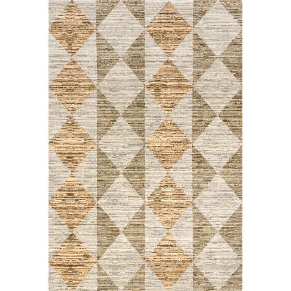 Zayla Bohemian Machine Washable Beige 7 ft. x 9 ft. Bohemian Area Rug price history on PriceWatchPro