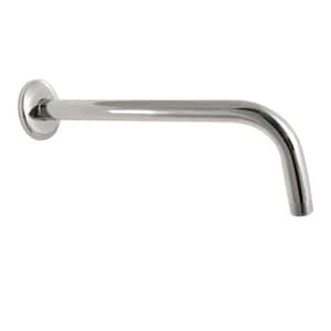 Claremont Rain Drop 12 in. Shower Arm with Flange in Polished Nickel