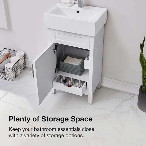 Home Decorators Collection Arvesen 18 in. Single Sink Freestanding