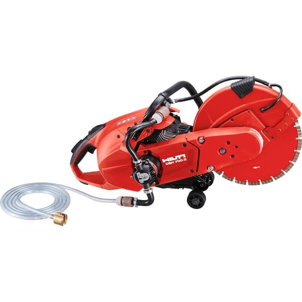 Hilti DSH 700X 70CC 14 in. Hand-Held Gas Saw with DSH-P Self Priming Integrated Water Pump and Equidist SPX Diamond Blade