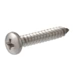250 Viti Per Lamiera Testa Piana Phillips #6 X 1/4 Pollice | Acciaio Inox 18-8 Fastenere