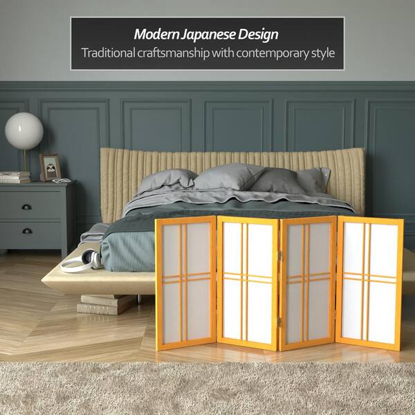 Oriental Furniture 2 ft. Short Desktop Double Cross Shoji