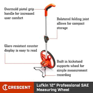 Lufkin 12 in. Professional Measuring Wheel