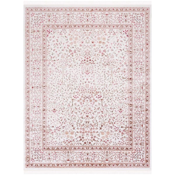 Persian Classic 8 ft. x 10 ft. Ivory/Beige Persian Area Rug