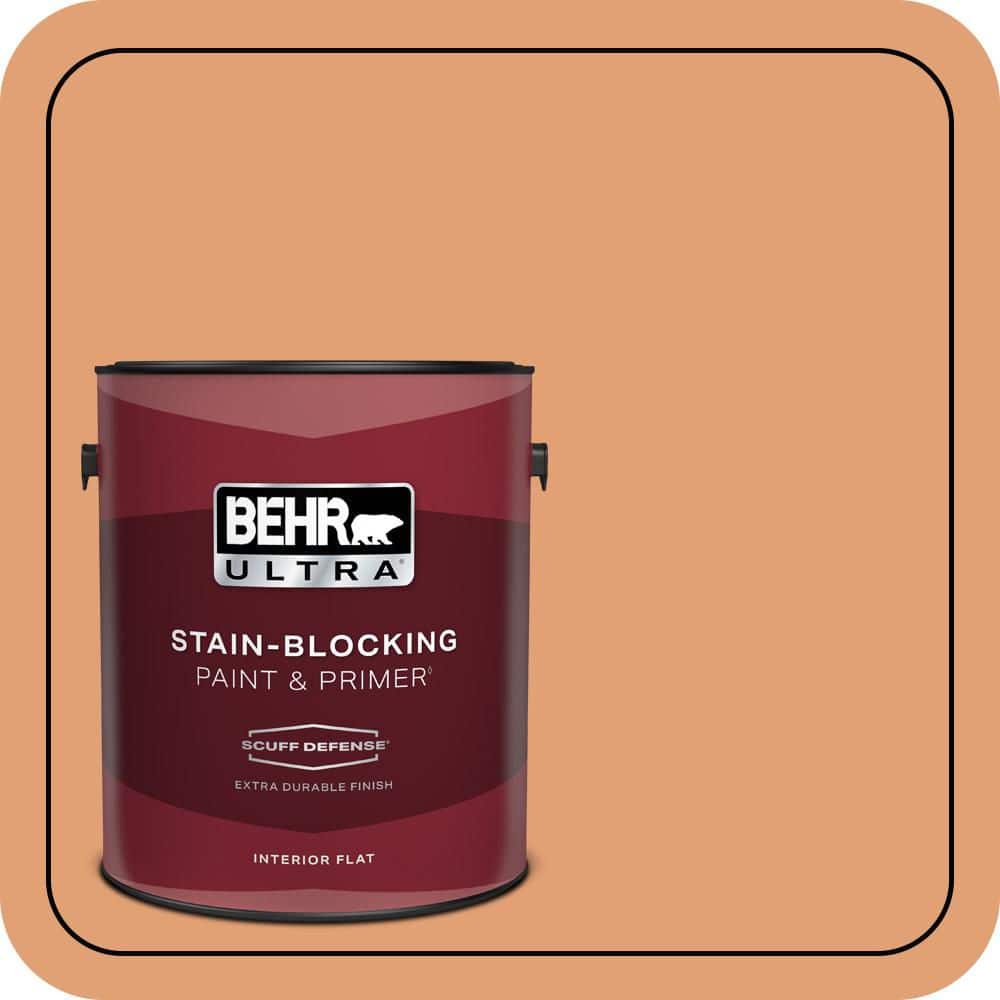1 gal. #M220-5 Roasted Seeds Extra Durable Flat Interior Paint & Primer price history on PriceWatchPro