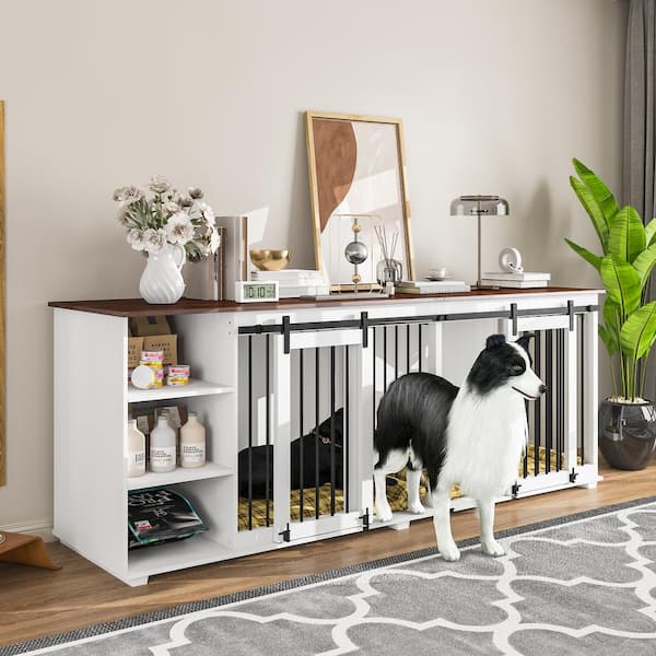 Digital Plans for Large Double Dog Kennel TV Stand DIY 