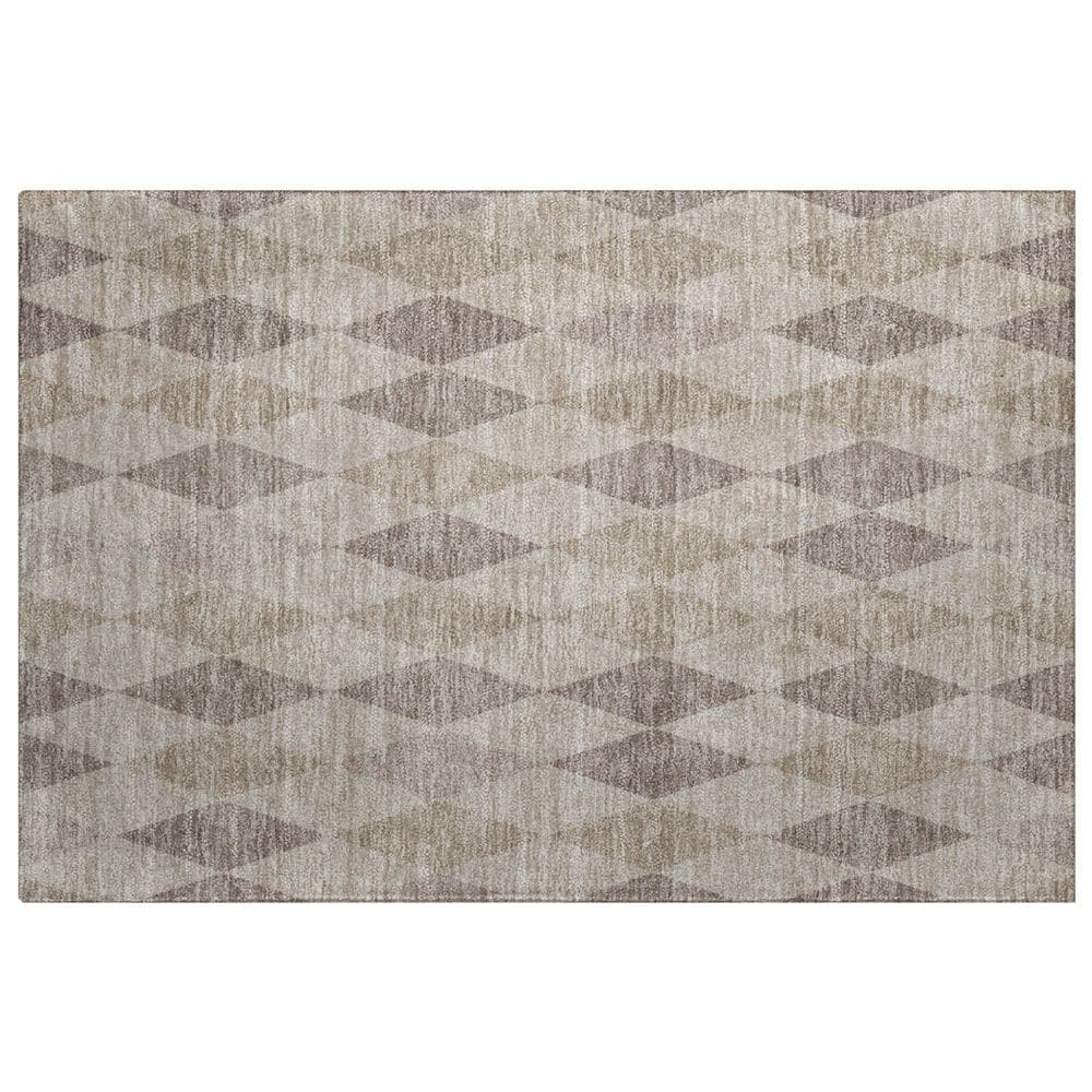 Dream Shag Premium Machine Washable Abstract ADS561 Beige 3 ft. x 4 ft. Area Rug price history on PriceWatchPro