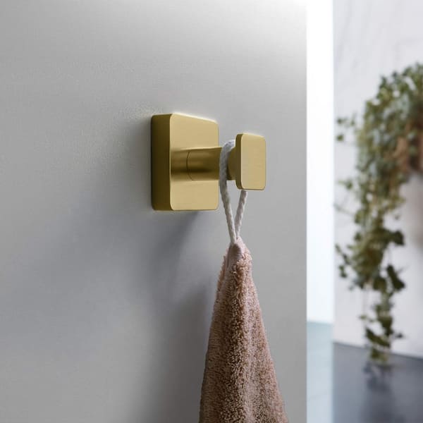 Bathroom Accessories Knob Robe/Towel Hook 1PC in Brushed Brass