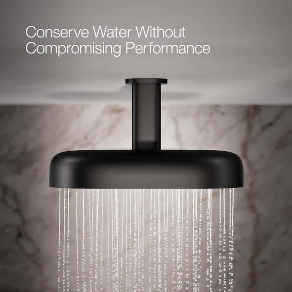KOHLER Statement 2-Spray Patterns with 2.5 GPM 12 in. Wall Mount