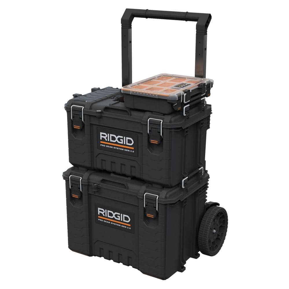 srzwfmlyです。 RIDGID Pro Gear System Gen 2.0 Stackable Rolling Tool Box