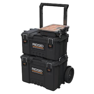 Pro Gear System Gen 2.0 Stackable Rolling Tool Box , 22 in. Heavy Duty Tool Box, and Compact Organizer