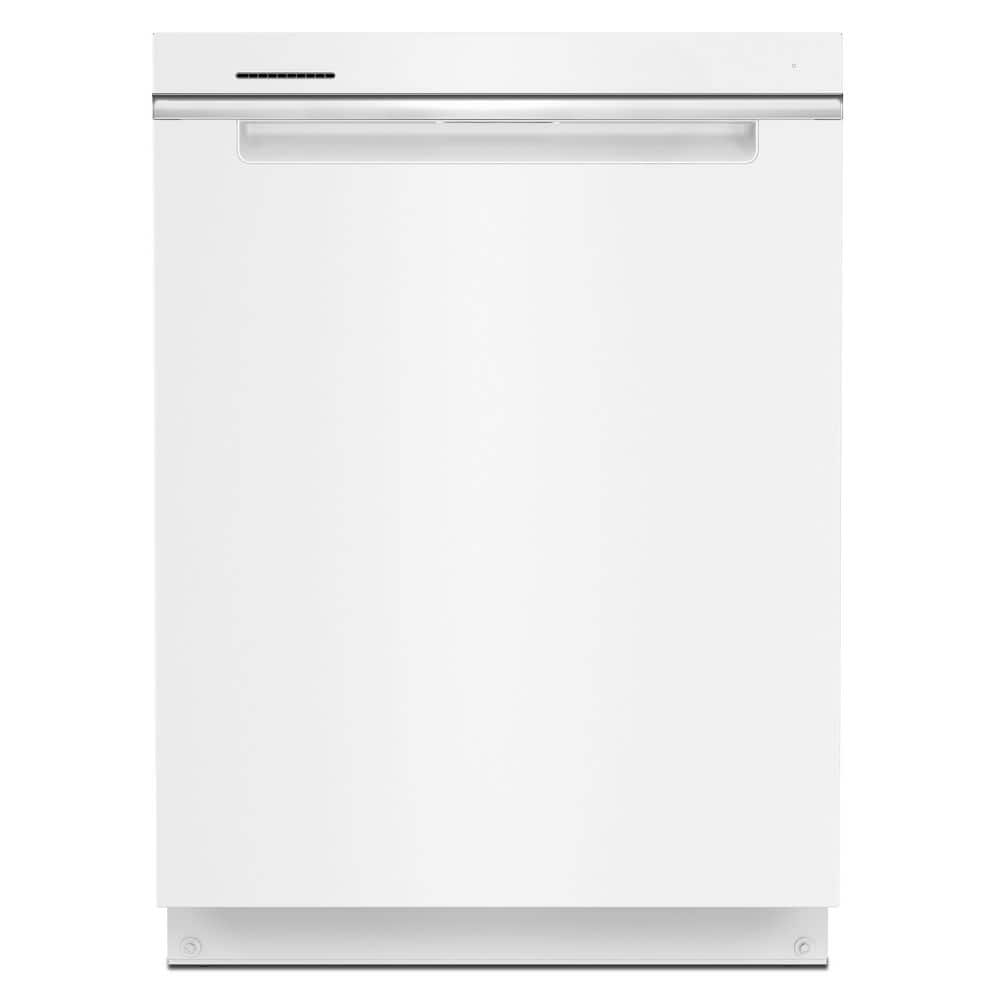 Whirlpool 24 in. White Top Control Built-In Tall Tub Dishwasher