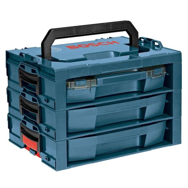 Bosch 3-Compartment Complete L-Rack System Small Parts Organizer