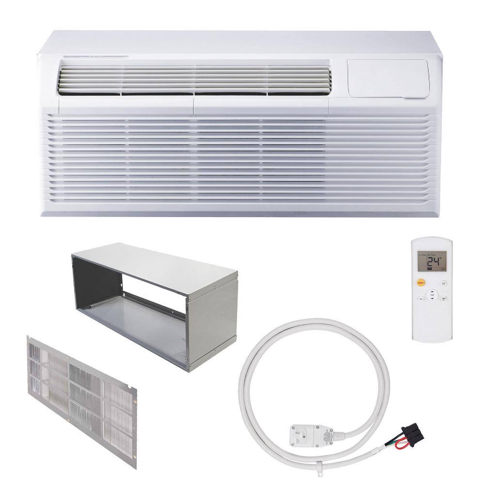 Ramsond Packaged Terminal Air Conditioning 12 000 Btu 1 Ton 5 Kw Electrical Heater Kcd 32c Ba The Home Depot