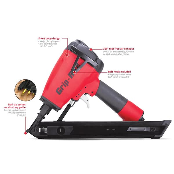 Grip-Rite® 1-Gallon 135 PSI Portable Electric Trim Air Compressor Grip-Rite® 1-Gallon 135 PSI Portable Electric Trim Air Compressor