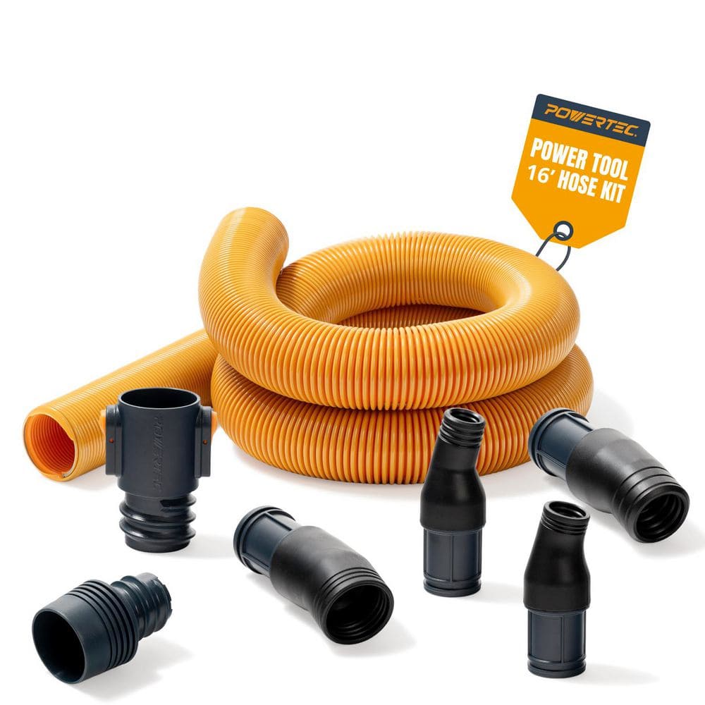 Power Tool Hose Kit with 16 ft Vacuum Hose, 4 Quick Change Adapters & Threaded Coupler price history on PriceWatchPro
