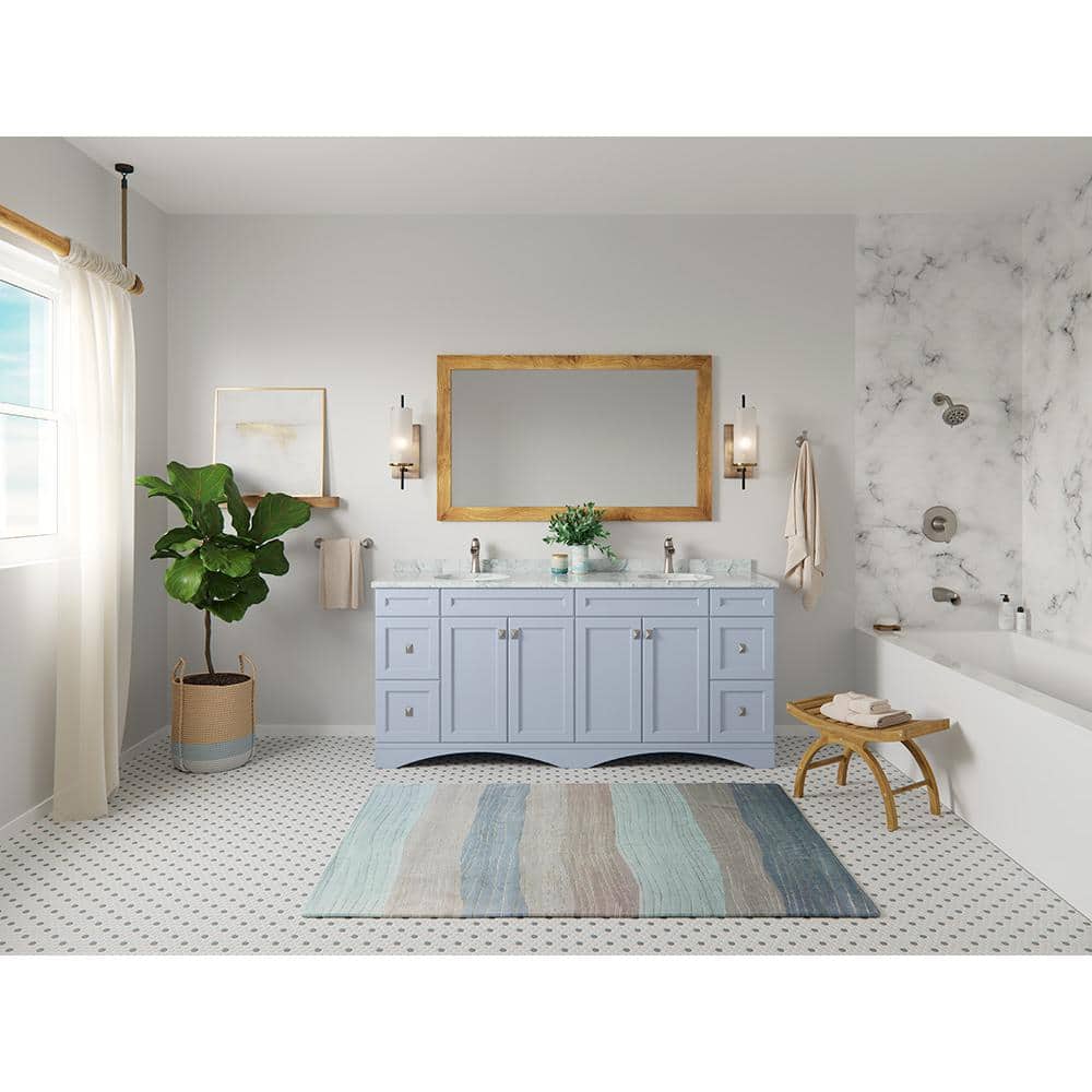 Jaida Elegance Brushed Nickel Single-Control Bathroom Faucet
