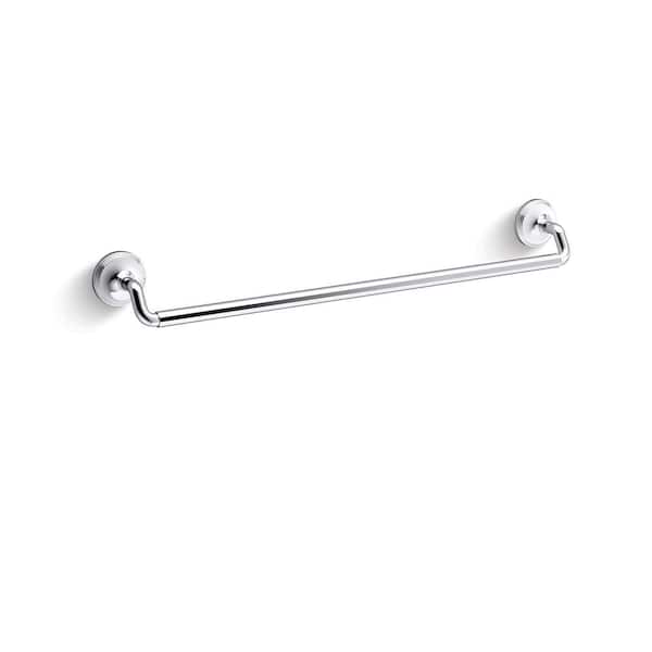 KOHLER Paces 24 in. Wall Mounted Towel Bar in Polished Chrome