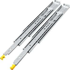 Everbilt 20 in. Full Extension Push to Open Drawer Slide Set 1-Pair (2  Pieces) 9236046 - The Home Depot