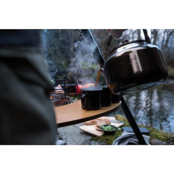 Birch Wood Sideboards for Campfire Pan 60/70, Outdoor Fireplace Accessory