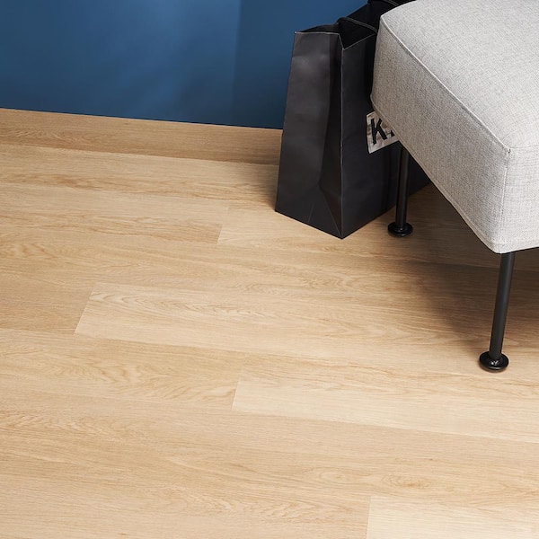 Duren Highland Oak 28MIL x 6 in. W x 48 in. L Glue Down Waterproof Luxury Vinyl Plank Flooring (36 sqft/case)