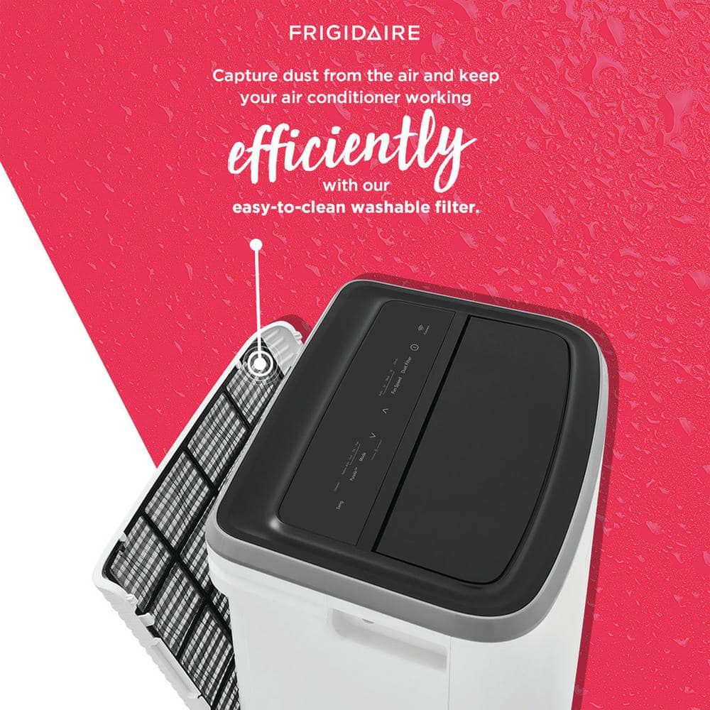 Frigidaire White 12,000 BTU Portable Air Conditioner with Remote