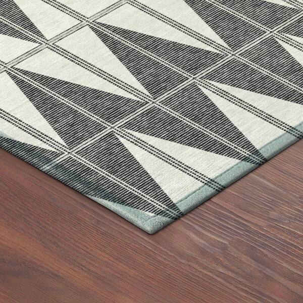 Chantille Machine Washable Indoor/Outdoor Abstract ACN2415 Ivory 10 ft. x 14 ft. Area Rug