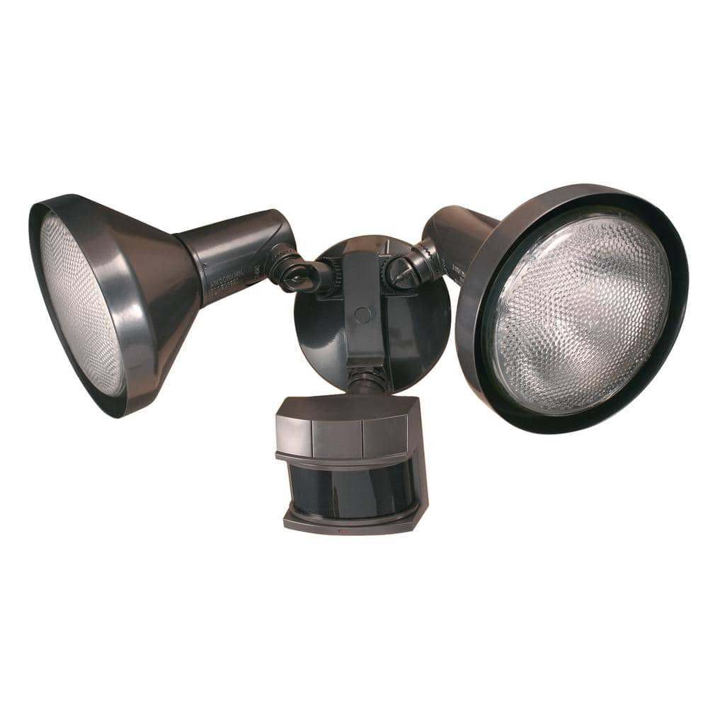 UPC 016963053182 product image for 240 Degree Motion Sensor Bronze Outdoor Flood Light | upcitemdb.com