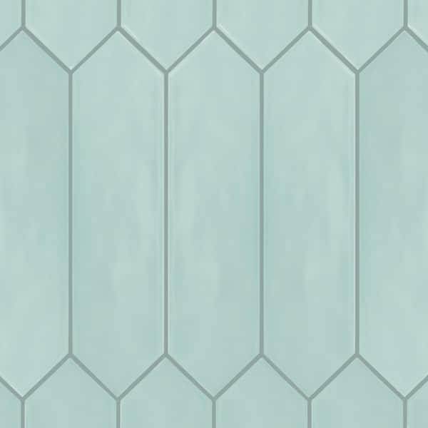 LuxeCraft Spa Matte 3 in. x 12 in. Glazed Ceramic Picket Wall Tile (8.8 sq. ft./Case)