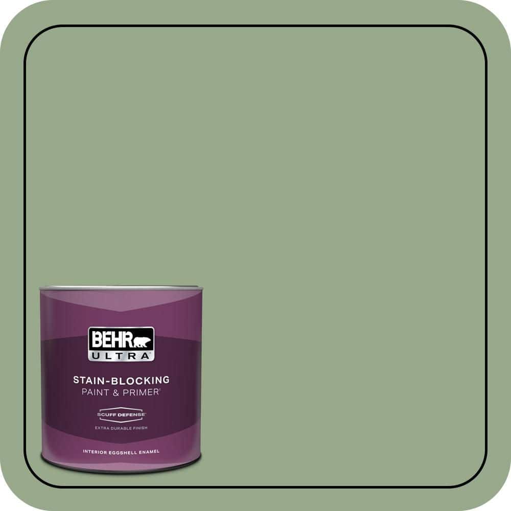 1 qt. #PPU11-05 Pesto Green Extra Durable Eggshell Enamel Interior Paint & Primer price history on PriceWatchPro