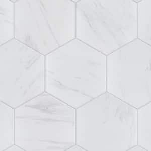 Eterno Hex Carrara 8-5/8 in. x 9-7/8 in. Porcelain Floor and Wall Tile (11.5 sq. ft./Case)