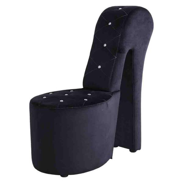 black heel chair