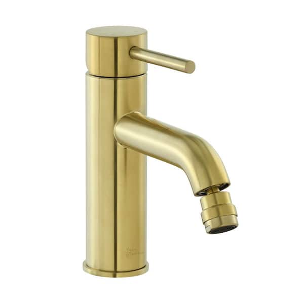 Swiss Madison Ivy Single-Handle Bidet Faucet in Brushed Gold