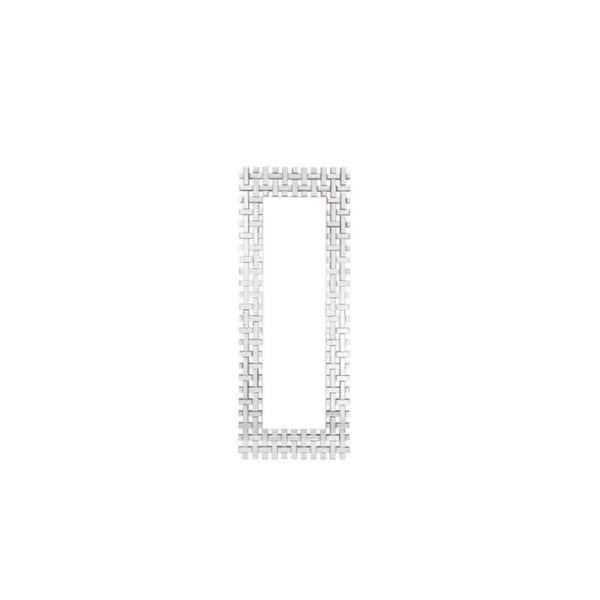 HomeRoots 24 in. W x 63 in. H Wood Silver Decorative Mirror