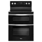 6.7 cu. ft. Double Oven Electric Range with True Convection in Black Ice