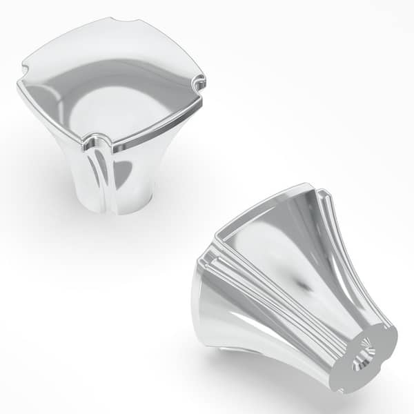 HICKORY HARDWARE Veranda 1-1/8 in. Diameter Chrome Cabinet Knob (10-Pack)