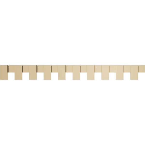 1 in. D x 9 in. W x 90 in. L Primed Polyurethane Panel Moulding