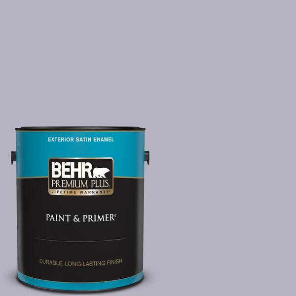 BEHR PREMIUM PLUS 1 gal. #N560-2 Coveted Gem Satin Enamel Exterior Paint & Primer