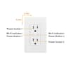 Commercial Electric Smart 15 Amp 120-Volt Tamper Resistant White Duplex  Outlet Powered by Hubspace (1-pack) HPKA315CWB - The Home Depot