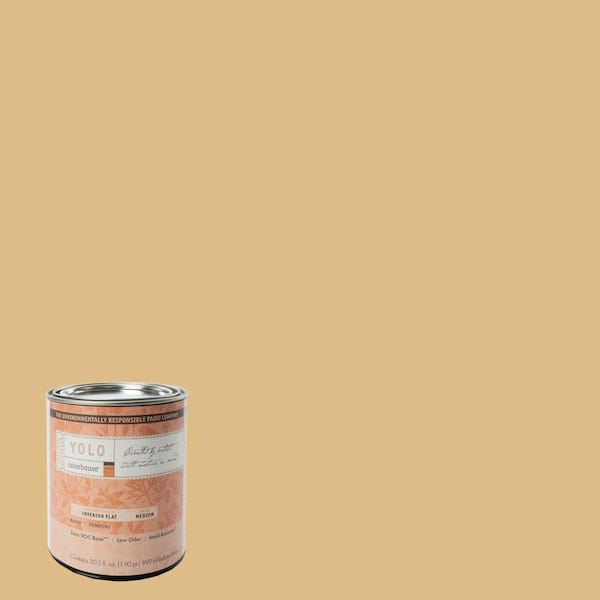 YOLO Colorhouse 1-Qt. Grain .05 Flat Interior Paint-DISCONTINUED