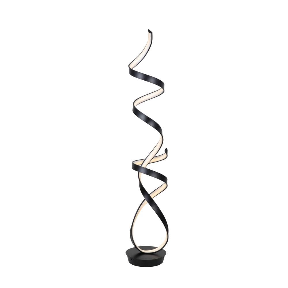 Orchestra Ⅱ 63 in. H Matte Black, Standard Unique Modern LED Floor Lamp with Dimmer, 56-Watt, LED998568DFB price history on PriceWatchPro