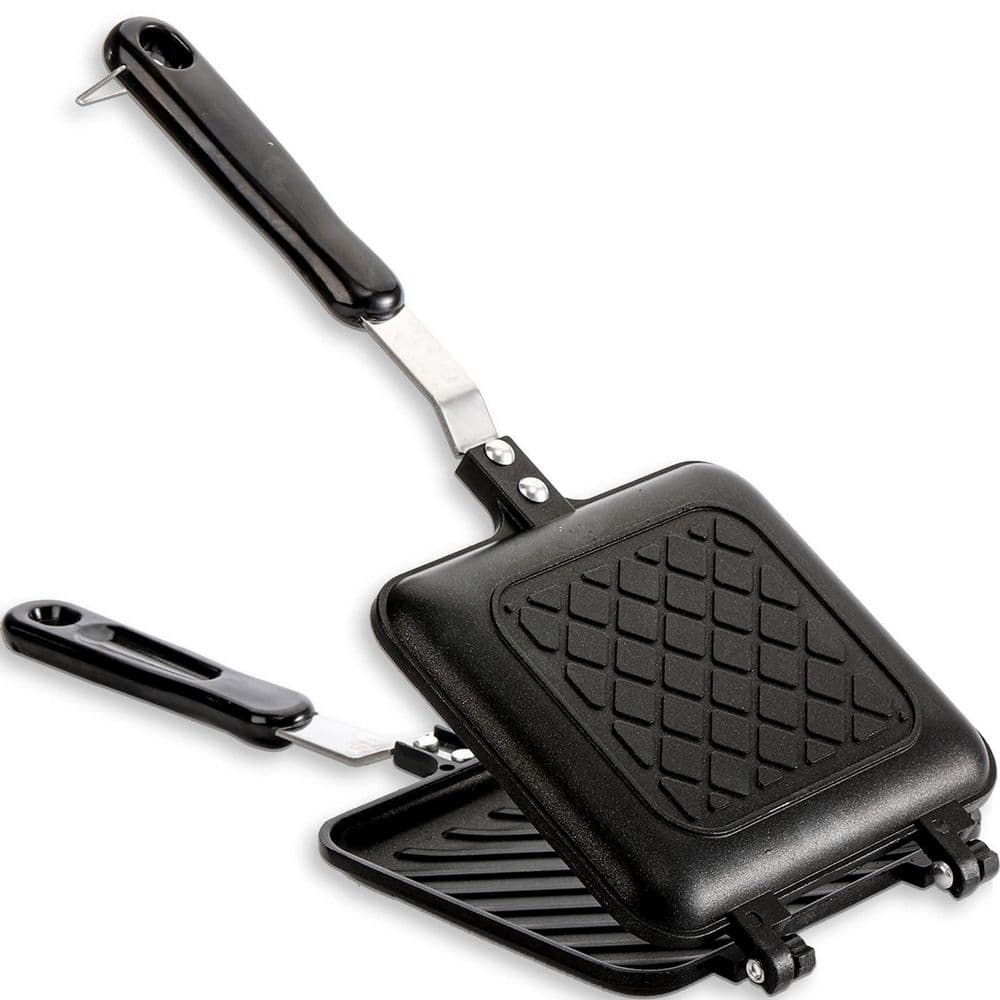5.9 in. Black Sandwich Maker with Non-Stick Plates, Grilled Sandwich and Panini Maker Pan price history on PriceWatchPro