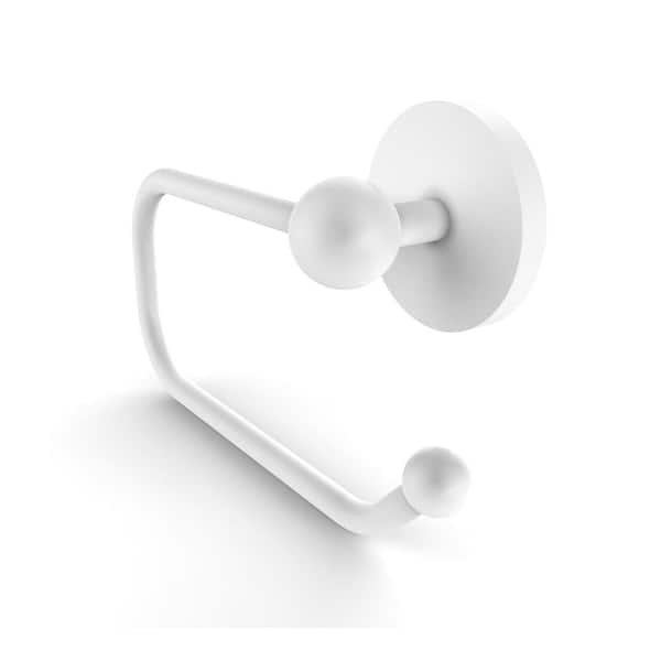 Skyline Collection Wall Mounted Toilet Paper Holder in Matte White